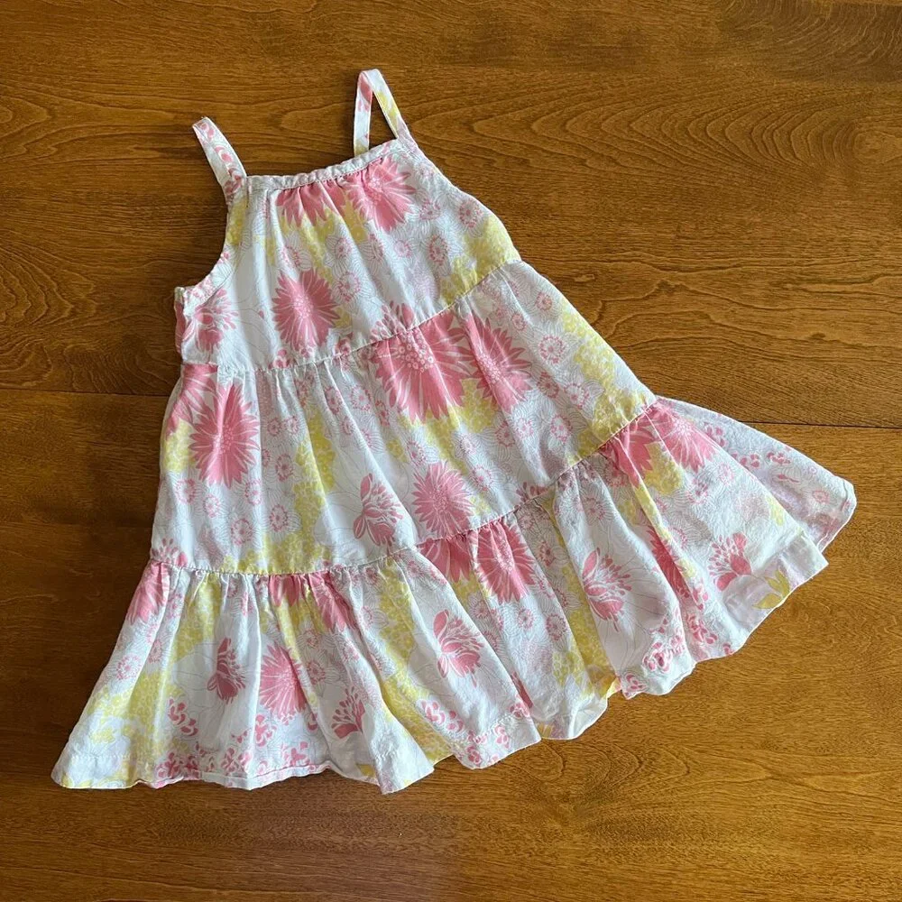 Old Navy tiered floral maxi dress 12-18m